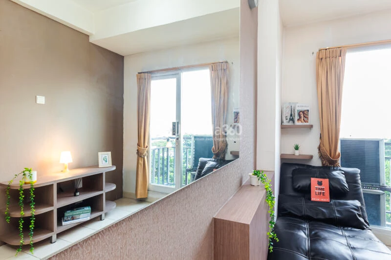 Living Room Stunning 2BR Apartment Low Floor with City View at Puri Park View Apartment