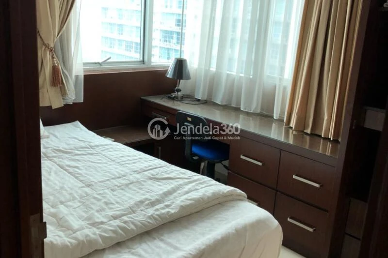 Bedroom 1 High Floor 2BR Apartment with City View at Sahid Sudirman Residence