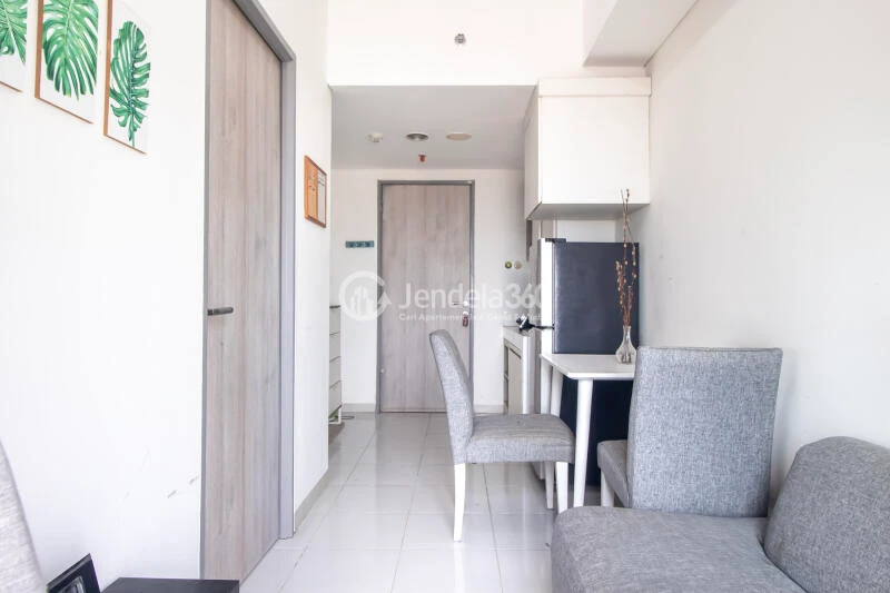 Living Room Simply Look 1BR Apartment at Akasa Pure Living Apartment Tower Kalyana