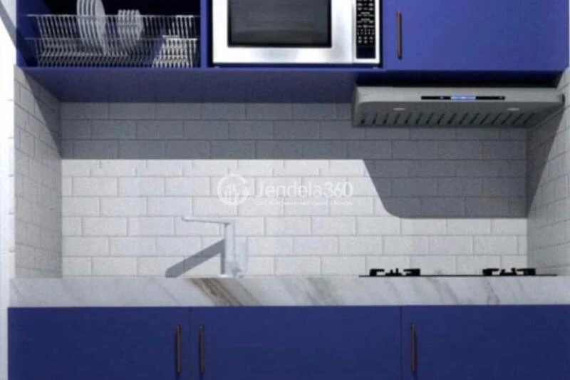 Kitchen 1BR Apartment with City View at Kebayoran Icon Apartment