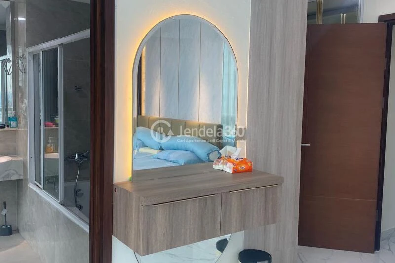 Bedroom Low Floor 3BR Apartment with City View at Kuningan City (Denpasar Residence)