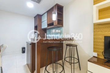 Kitchen Good Deal Studio Apartment Low Floor with City View at Tamansari Sudirman