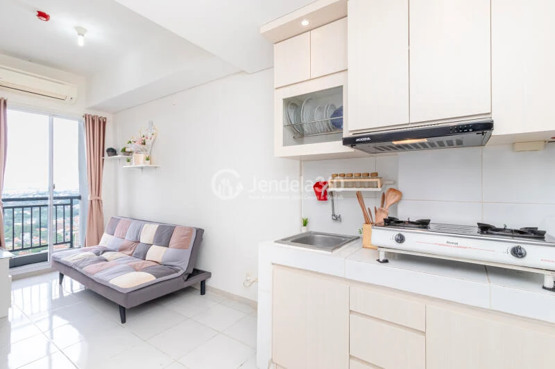Kitchen Excellent 1BR Apartment at Akasa Pure Living Apartment Tower Kirana
