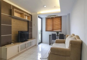 Living Room Kebagusan City Apartment 2BR View City