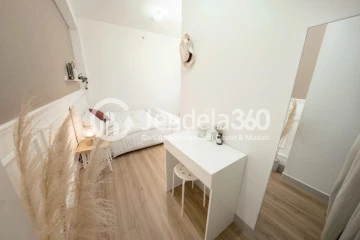 Bedroom 1 High Floor 2BR Apartment with City View at Transpark Cibubur Apartment