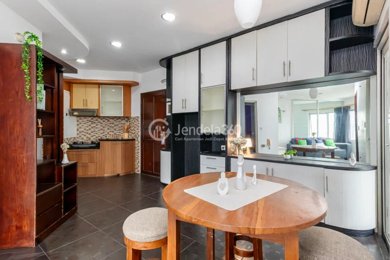 Dining Room Spacious 2BR Apartment Middle Floor with  View at Mediterania Garden Residence 1