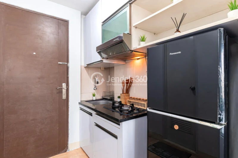 Kitchen Puri Park View Apartment Studio Fully Furnished