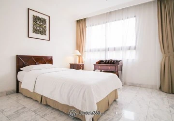 Bedroom Restful 3BR Apartment Low Floor with City View at Menteng Regency
