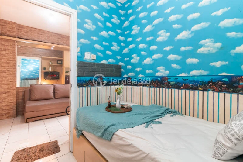 Bedroom 2 Relaxed 2BR Apartment Low Floor with  View at Green Pramuka City Apartment