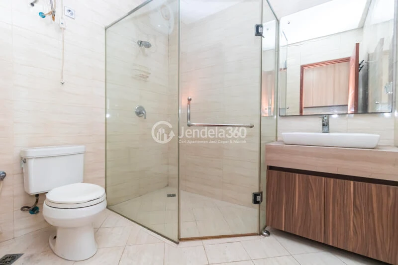 Bathroom Stylish Studio Apartment at Ancol Mansion Apartment Tower Pacific Ocean