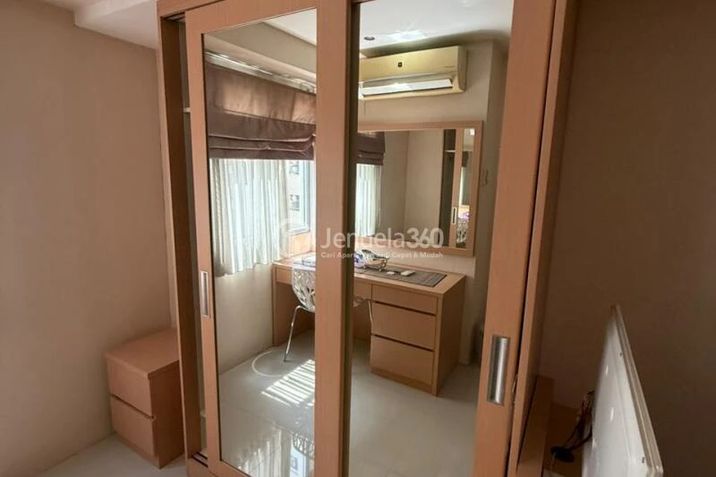 Bedroom Low Floor 1BR Apartment with City View at Kalibata City Apartment
