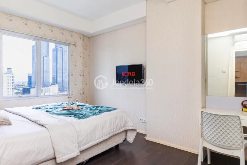 Bedroom 1 2BR Apartment with City View at Cosmo Terrace - Jakarta Residence Thamrin City