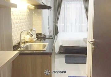 Kitchen Studio Grand Asia Afrika Residence Apartment at Middle Floor