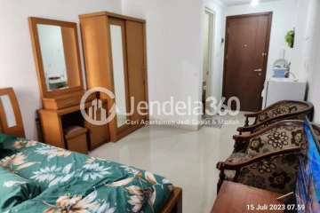 Bedroom Strategic Location Studio Apartment at MT Haryono Residence Low Floor