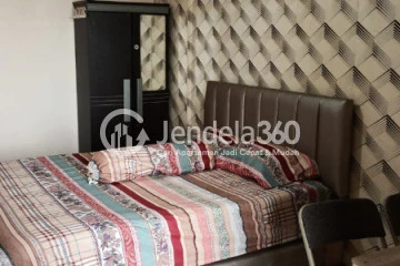 Bedroom Green Palm Residence Studio Fully Furnished
