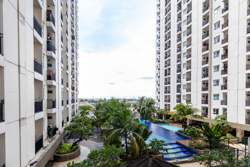 Balcony Cinere Resort Apartment Studio Fully Furnished