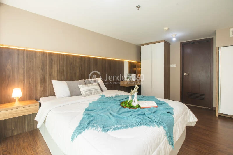 Bedroom Strategic Location 1BR Apartment High Floor with City View at U Residence Karawaci