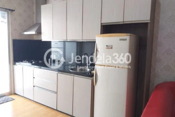 Kitchen 1BR Apartment with City View at Mediterania Garden Residence 2