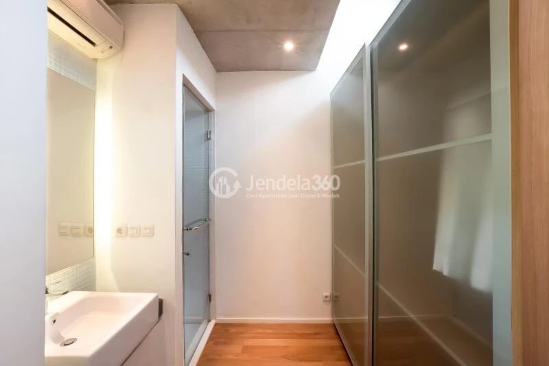 Bedroom 1BR Apartment with Golf View at Ecoloft Jababeka Apartment