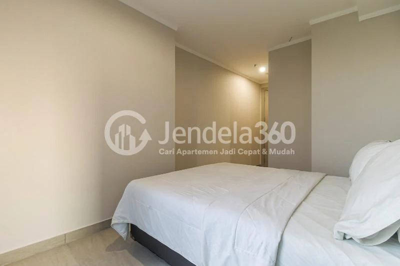 Bedroom 1BR Apartment with City View at Menara Jakarta Apartment