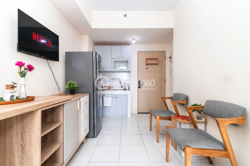 Living Room 2BR Apartment with  View at Kota Ayodhya Apartment
