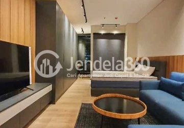 Living Room 1BR Apartment with sudirman View at Sudirman Suites Jakarta