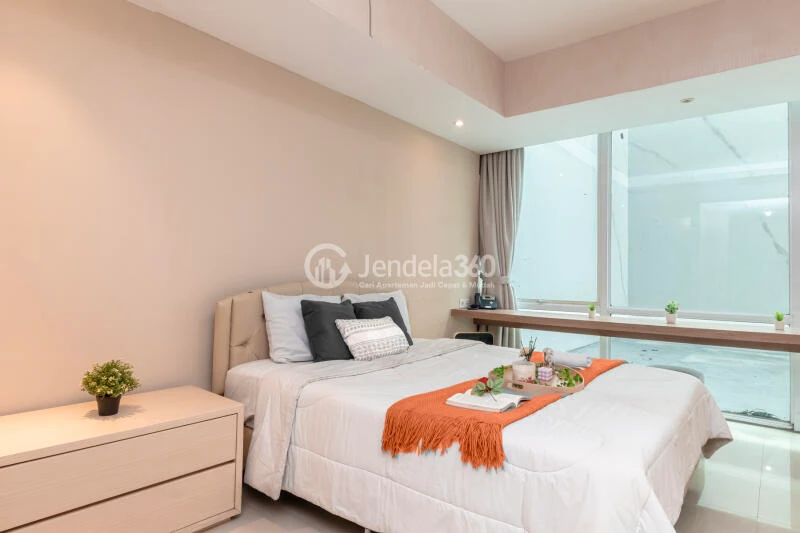 Bedroom Homey Studio Apartment at U Residence Karawaci Low Floor