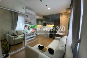 Living Room 1BR Apartment with  View at Menteng Square Apartment