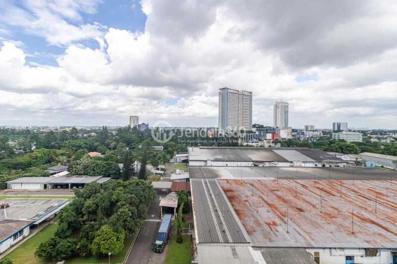Balcony 2BR Apartment with City View at Kota Ayodhya Apartment