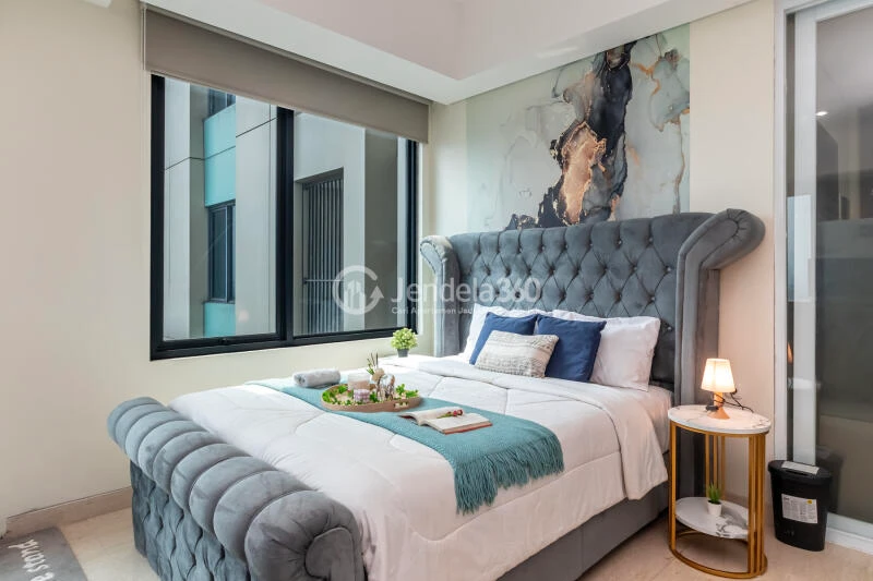 Bedroom Modern 1BR Apartment at Southgate Residence Middle Floor
