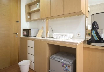 Kitchen Signature Park Apartment Studio Fully Furnished