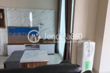 Living Room Spotless 2BR Apartment Middle Floor with  View at Ancol Mansion Apartment
