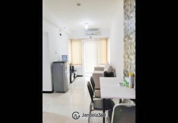 Living Room Homey 3BR Apartment at Grand Palace Kemayoran High Floor