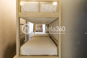 Bedroom 2 Family Friendly 2BR Apartment with City View at Serpong Green View Apartment