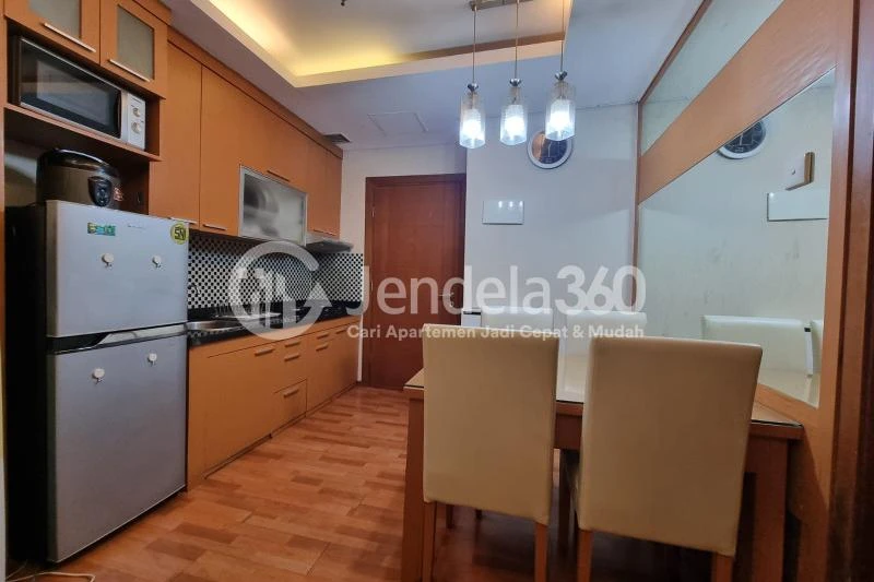 Kitchen 1BR Apartment with  View at Thamrin Residence Apartment