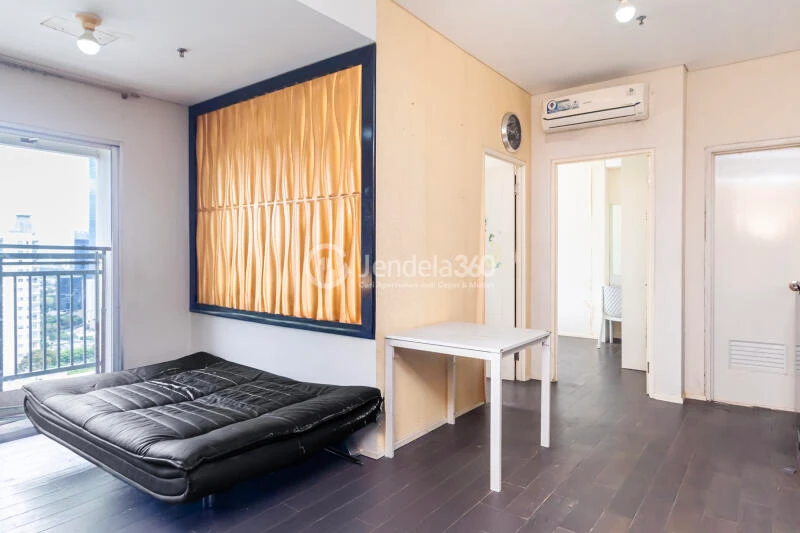 Living Room 2BR Apartment with City View at Cosmo Terrace - Jakarta Residence Thamrin City