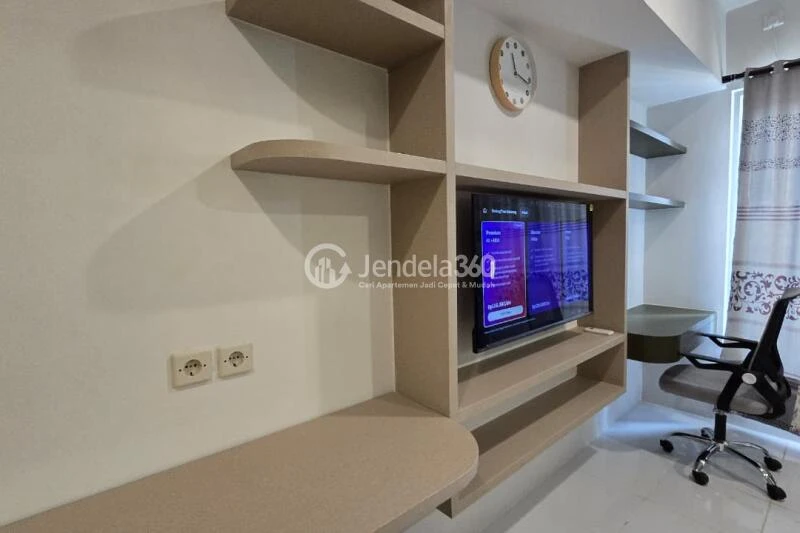 Bedroom Elegant Studio Apartment at Podomoro Golf View Apartment Middle Floor