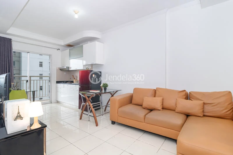 Living Room 2BR Mediterania Garden Residence 2 Apartment at Middle Floor