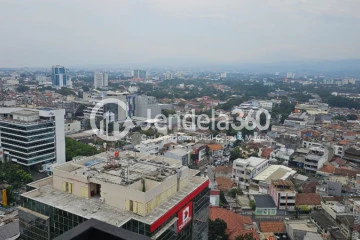 Balcony 2BR Apartment with City View at Grand Asia Afrika Residence