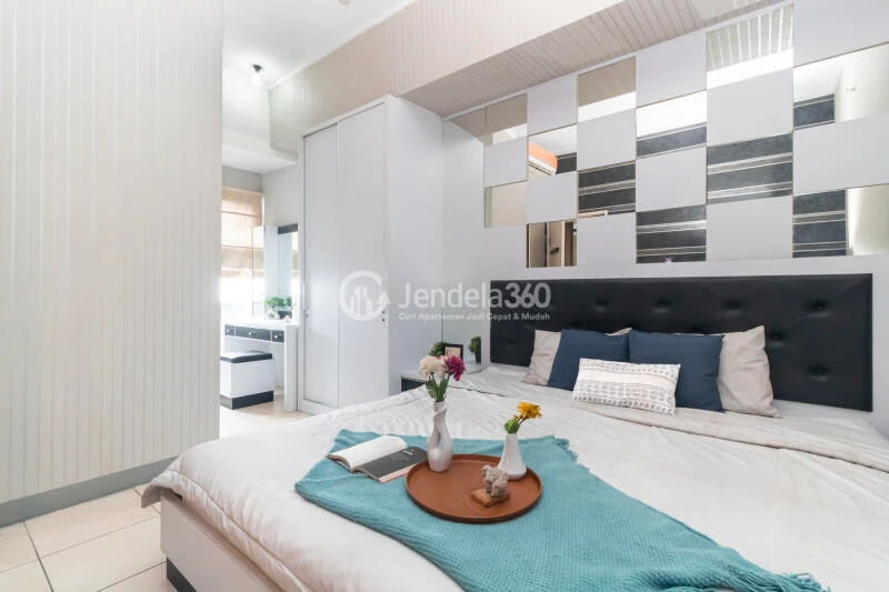 Bedroom 1 2BR Apartment with City View at Season City Apartment