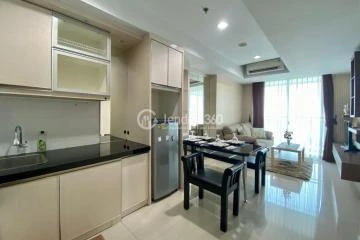 Kitchen Modern 3BR Apartment Middle Floor with - View at Springhill Terrace Residence