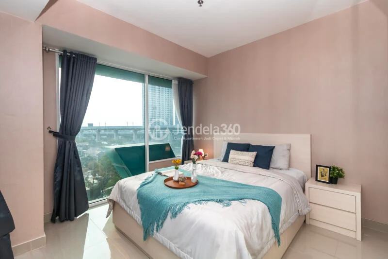 Bedroom 1 2BR Apartment with  View at Grand Kamala Lagoon Apartment