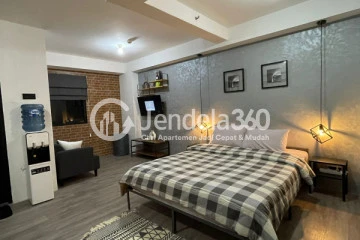 Bedroom Studio Apartment with City View at Kalibata City Apartment