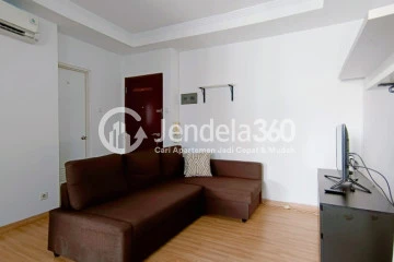Living Room 2BR Apartment with  View at Mediterania Garden Residence 2