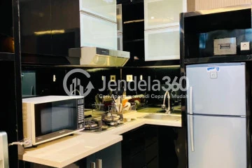 Kitchen 1BR Apartment with  View at Salemba Residence