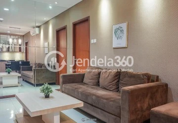 Living Room Compact and Lovely 2BR Low Floor Apartment at Thamrin Residence Apartment