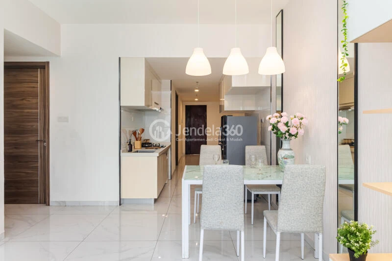 Dining Room 3BR Apartment with  View at Sky House BSD Apartment