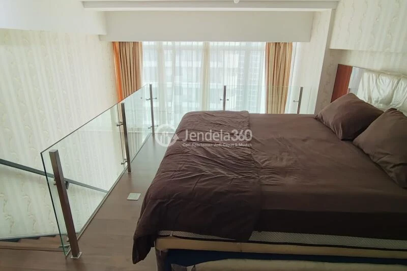 Bedroom Elegant 1BR Apartment at U Residence Karawaci Middle Floor
