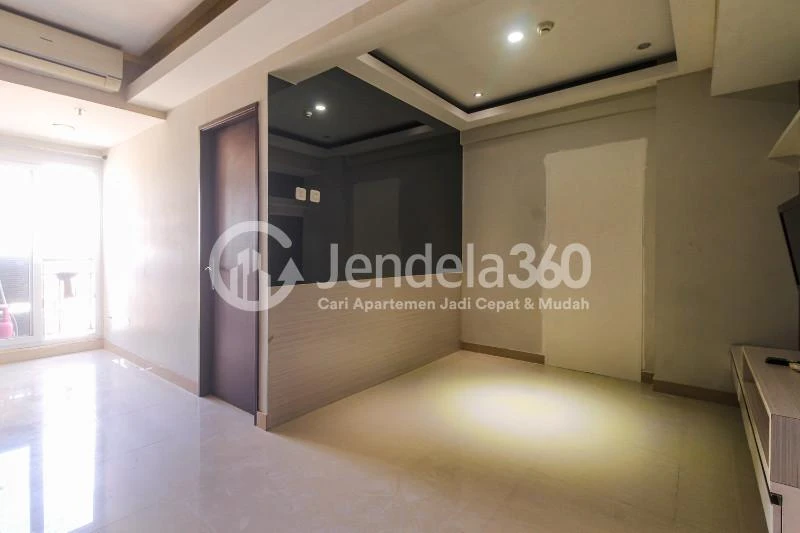 Living Room 1BR Puri Park View Apartment at Tower E