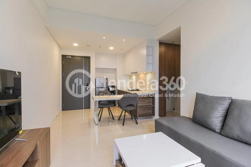 Living Room Condominium Marigold Navapark Apartment 1BR Fully Furnished